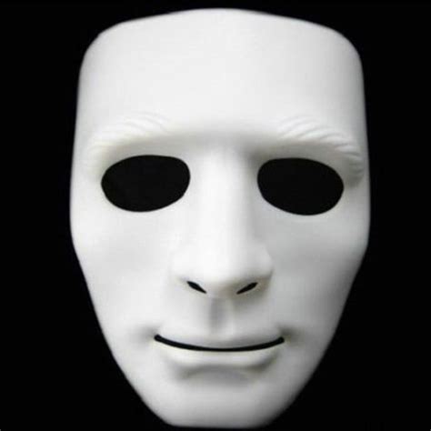 Buy New Funny Cosplay Halloween Men Full Face White