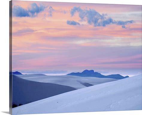Sand Dunes At Sunset White Sands Nm New Mexico Wall Art Canvas Prints Framed Prints Wall
