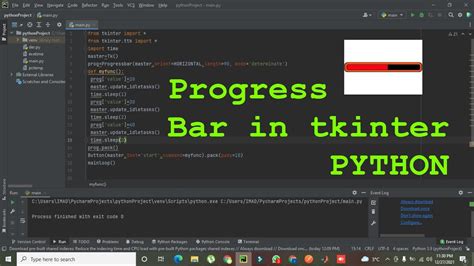 How To Add A Progress Bar To The Tkinter Gui How To Use Progress Bar