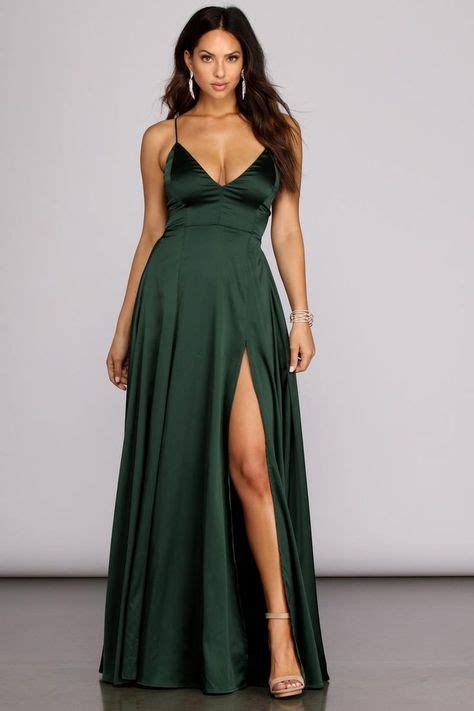 vera satin lace up formal dress in 2020 evening dresses short green formal dresses formal