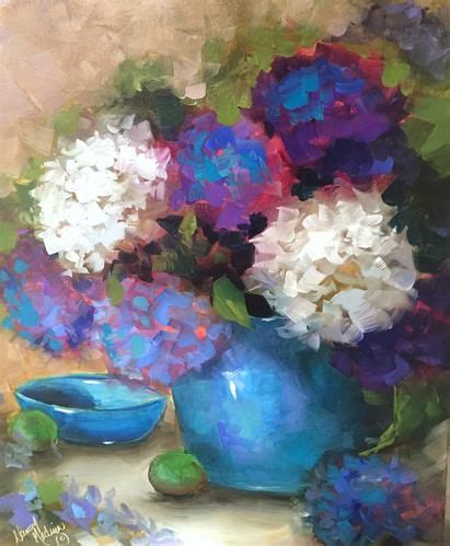Daily Paintworks Original Fine Art Nancy Medina Floral Painting