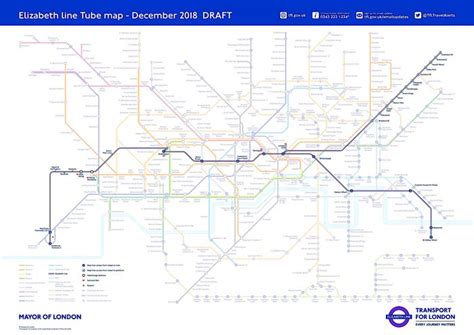 Londons Tube Map Now Includes The Elizabeth Line — Take A Look