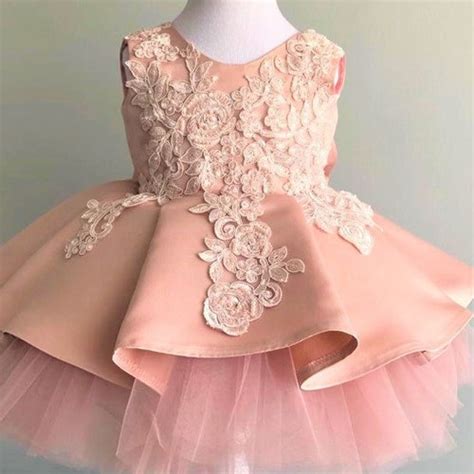 Dusty Rose Flower Girl Dress Dusty Rose Pink Baby Girl First Etsy
