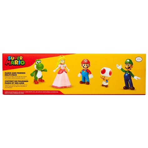 Jakks Pacific Super Mario Bros Mario And Friends Multi Pack Action Figures