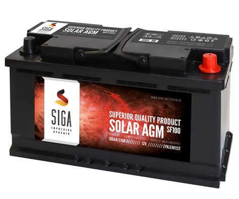 100ah 12v Solarbatterie Agm Agm Solar Batterien Campersolar Gmbh