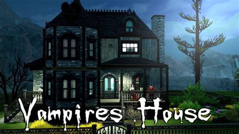 The Sims 4 Speed Build Vampire House No Cc Youtube