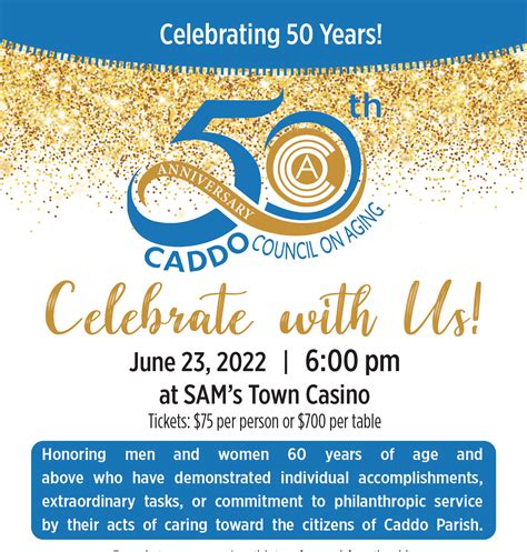 Caddo Council On Aging To Honor Seniors At 50th Celebration Biz Northwest Louisiana