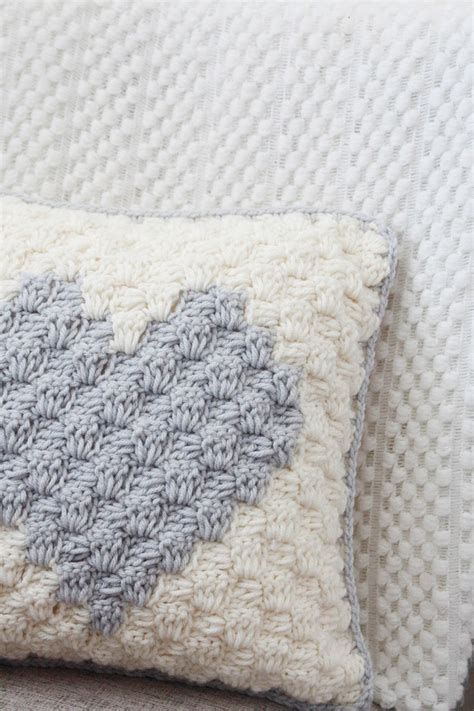 Mini Sweetheart C2C Pillow Cover Pattern Crochet Pattern Etsy