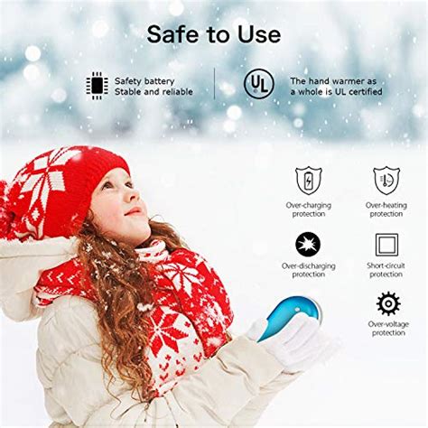 rechargeable hand warmer 5200ma reusable electric pocket usb hand warmers power bank for