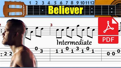 Imagine Dragons Believer Guitar Tab Youtube