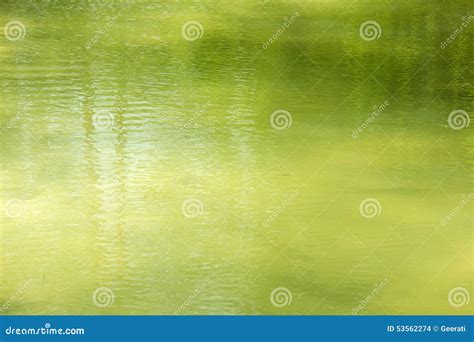 Green Water Surface Stock Photo Image Of Clear Green 53562274