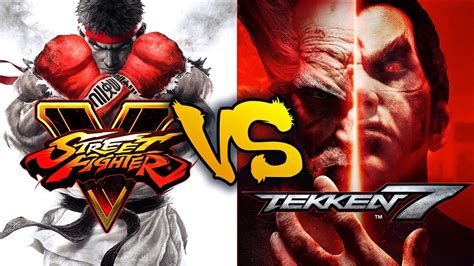 Street Fighter V Vs Tekken 7 Comparison Youtube