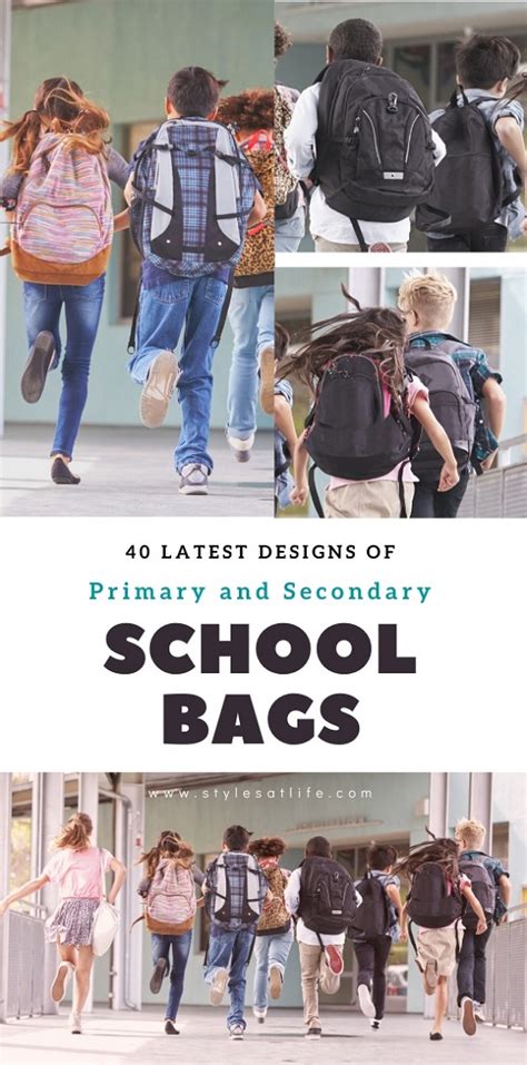 40 Latest Primary And Secondary School Bags Designs In India