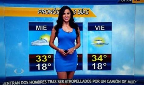 Susana Almeida Raises Temperatures Again In Another Racy Weather Report