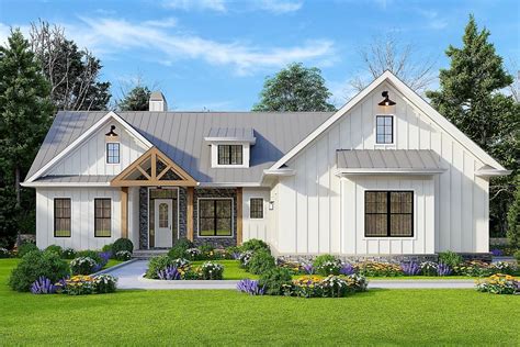 Country Farmhouse Plan With 3 Beds And Lower Level Expansion 25765ge