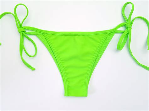Neon Green Cheeky Bikini Hunni Bunni