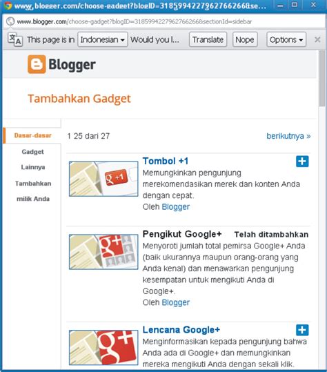 Mengenal Fungsi Gadget Pada Blogger Software Mania Pc