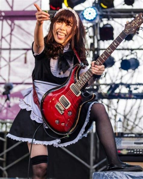 Tono Kanami Band Maid Girl Bands Maid Guitar Girl