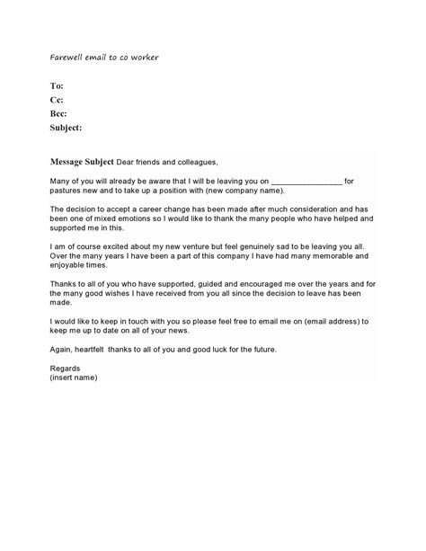 Heartfelt Goodbye Letter To Boss For Your Needs Letter Template Collection