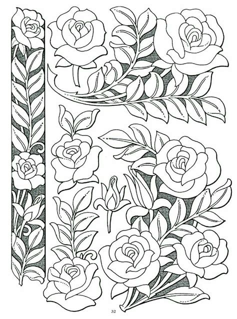 Printable Leather Floral Patterns Customize And Print