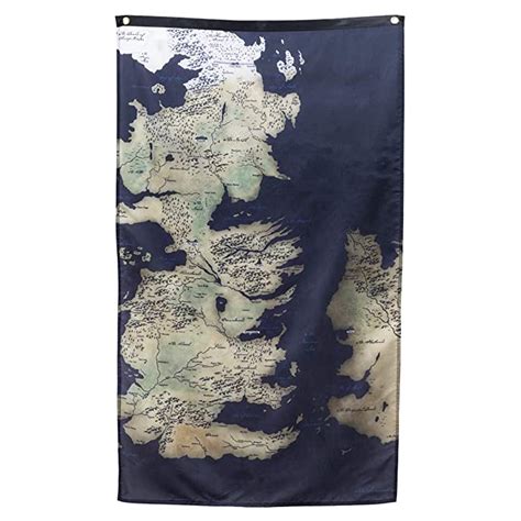 Buy Westeros Map Game Of Thrones Wall Banner Cm By Cm Westeros Map Online At