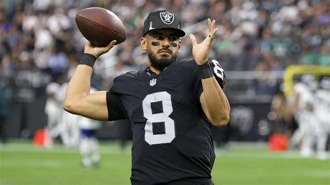 Raiders Qb Marcus Mariota Named Trade Target For Browns