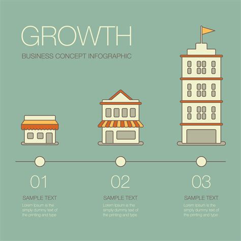 Business Growth Infographic 663957 Vector Art At Vecteezy