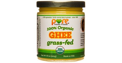 Pure Indian Foods Ghee Grass Fed Usa Organic Azure Standard
