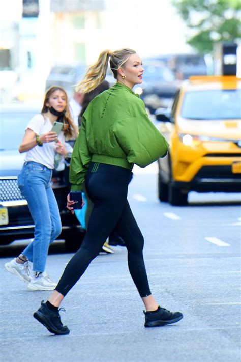 Karlie Kloss Promotes Her New Collaboration With Adidas In New York