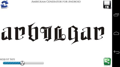 Tattoo Ambigram Generator Joherswift