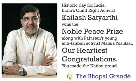 Indian Child Rights Activist Kailash Satyarthi And Pakistani Child