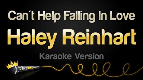 haley reinhart can t help falling in love piano karaoke youtube