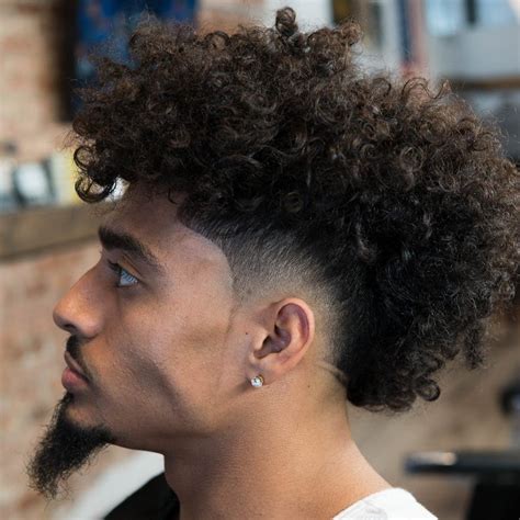 Curly Mohawk Hairstyles For Men