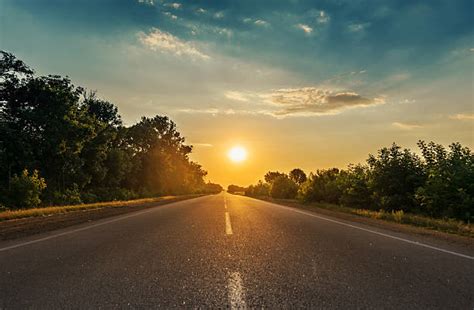 17800 Long Road Sunset Stock Photos Pictures And Royalty Free Images