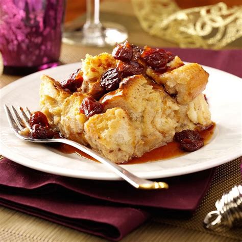 Bread Pudding With White Chocolate Sauce Recipe How To Make It Taste Of Home