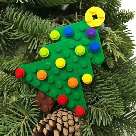 How To Make A Lego Christmas Tree Ornament Diy Christmas Ornaments