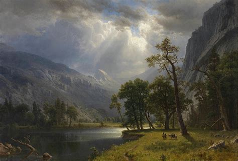 Yosemite Valley 1866 Painting By Albert Bierstadt