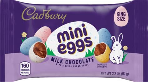 cadbury mini eggs milk chocolate king size easter candy bag 1 bag 2 2 oz kroger