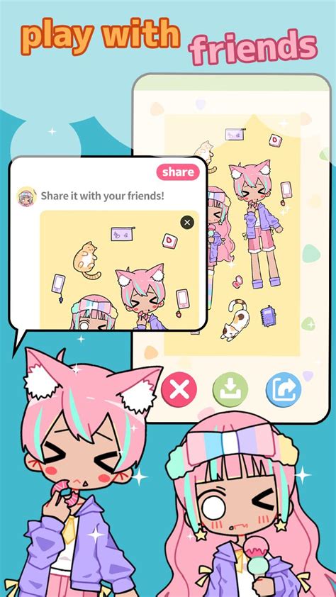 Anime Avatar Studio Cute Dress Up Game For Android Apk