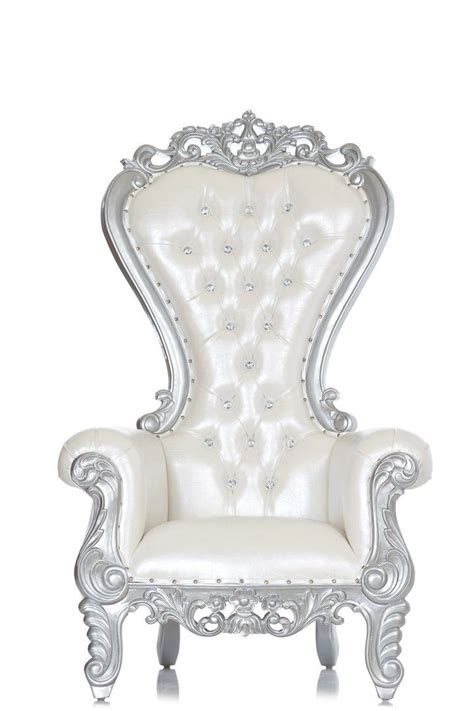 The white king and queen chairs are loaded with unbelievably stunning attributes that entice your guests to stay longer. Check out the stunningly beautiful "Queen Milana" throne ...