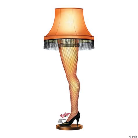 A Christmas Story Leg Lamp Life Size Cardboard Stand Up Oriental Trading