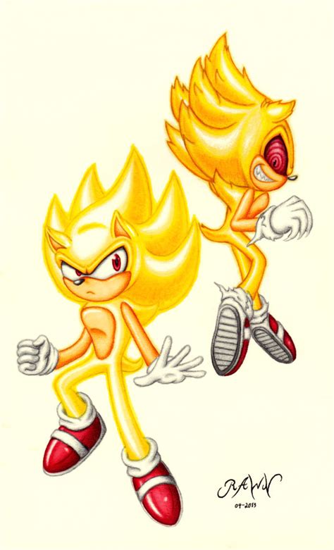 Fleetway And Super Sonic Two Sides Of A Hero By Rawn89 On Deviantart