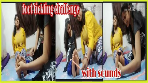 Foot Tickling Challenge With My Sisterreal Soundsfunny Challenge 😁😁