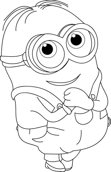 Kevin Stewart Bob Minion Coloring Coloring Pages