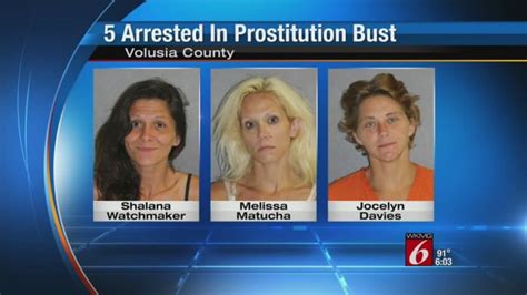 5 Women Arrested In Daytona Beach Prostitution Bust