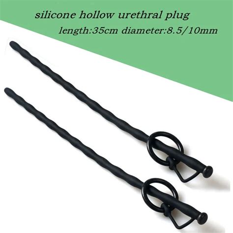 35cm Super Long Silicone Sound Urethral Hollow Penis Plug Male Sex Toy Male Urethral Dilator