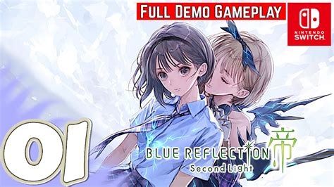 Blue Reflection Second Light Switch English Demo Gameplay