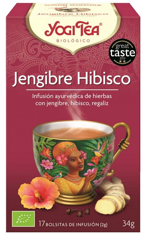 Yogi Tea Jengibre Hibisco 17bls Natural Cash