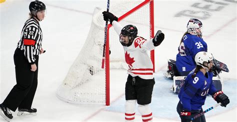 Canada Beats Arch Rival Usa In Olympic Womens Hockey Offside