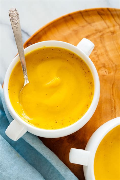 This link is to an external site that may or may not meet accessibility guidelines. Roasted Butternut Squash Soup - Cookie and Kate